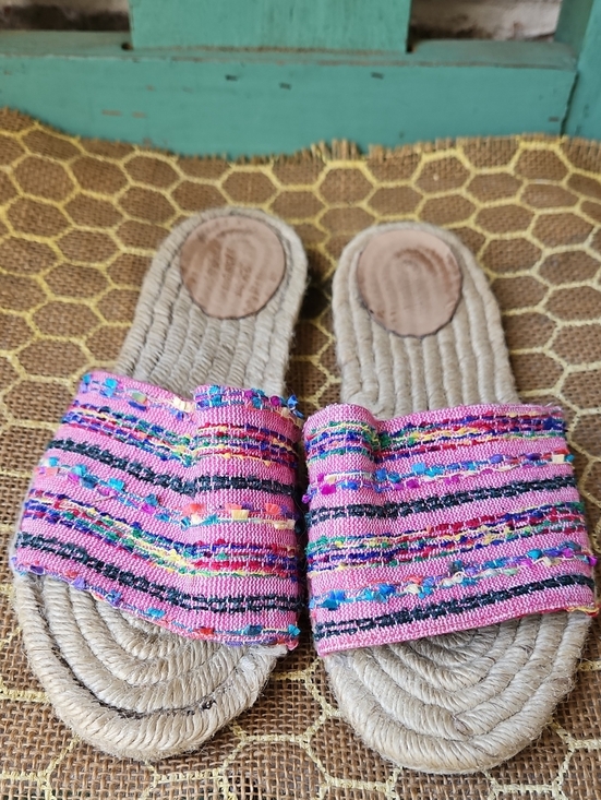 J. Crew Shoes - J. Crew Valencia Multicolor Fabric Slide Espadrilles